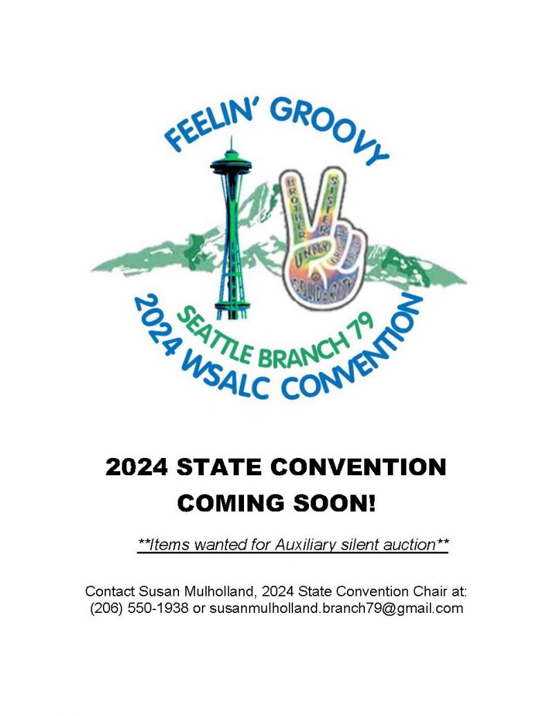 WSALC 2024 Convention Washington State Association of Letter Carriers